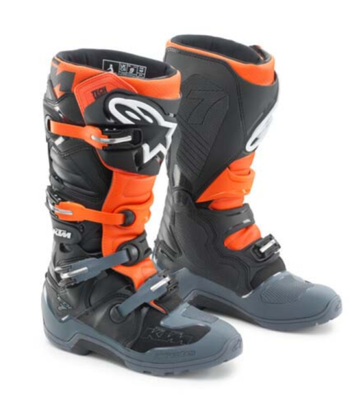 Cizme KTM Tech 7 EXC Portocaliu/Negru-0