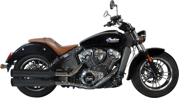 2in2 | Brave Spirit Muffler Black, Matte, 1, nordicamoto.ro