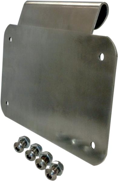 License Plate Mount Burnished Aluminum, 2, nordicamoto.ro