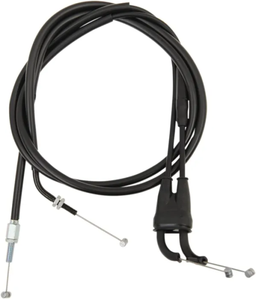 MOOSE RACING Black Vinyl Throttle Cable Black 