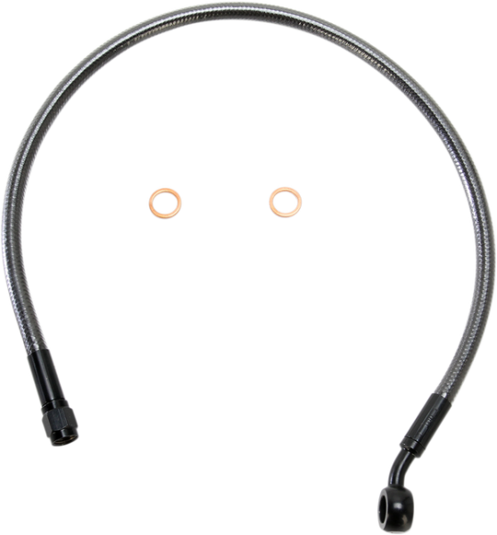 Designer Series Dot Abs-specific Upper Brake Line Kit Black, Black Pearl, 2, nordicamoto.ro