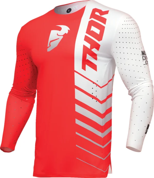 Tricou Thor Prime Analog Red/White 2XL, 1, nordicamoto.ro