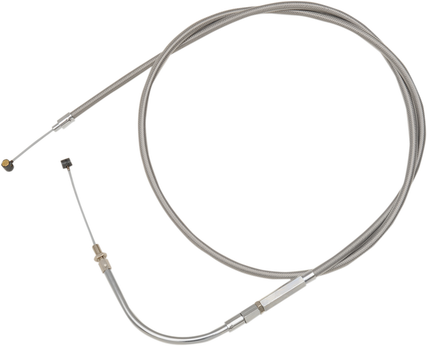 Stainless Steel Clutch Cable For Victory Silver +152 mm (6''), 1, nordicamoto.ro