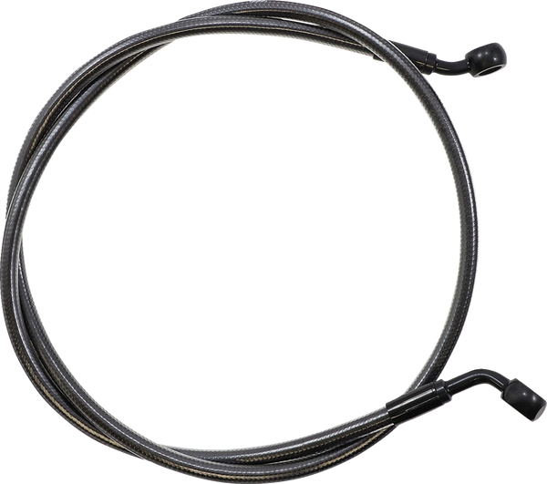 E-z Align Dot Braided Single Disc Front Brake Line Black, Black Pearl, 2, nordicamoto.ro
