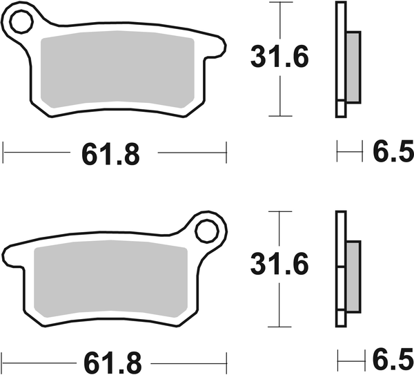 Rsi Offroad Racing Sintered Brake Pads, 1, nordicamoto.ro