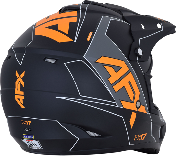 Fx-17 Aced Helmet Orange-0