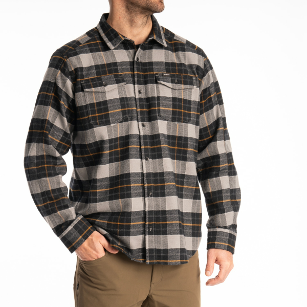 Camasa Klim Owen Heavyweight Flannel Picante - Black-9