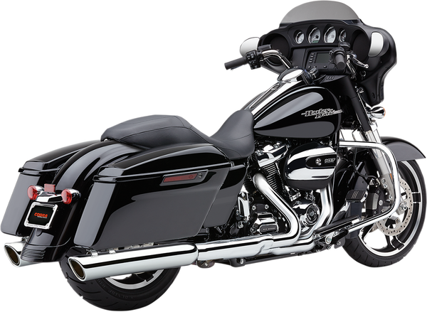 909 Twins Slip-on Mufflers Chrome, 1, nordicamoto.ro