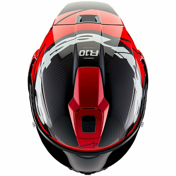 Casca integrala sport ALPINESTARS SUPERTECH R10 CARBON ELEMENT Negru/Rosu/Alb-3