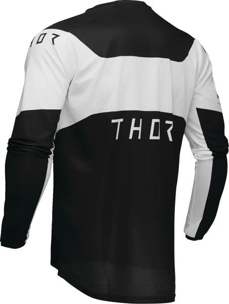 Tricou Enduro Thor Launchmode Storm Black/White-2