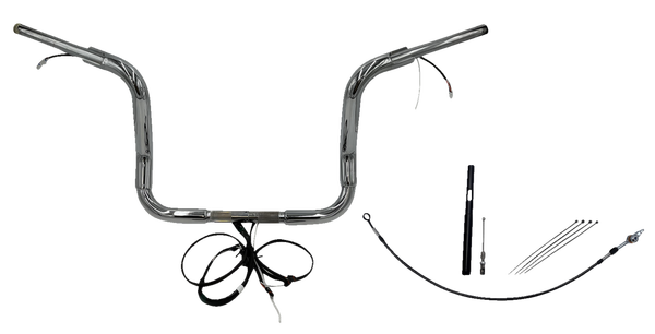 Plug & Play Ez Install 1-1/2(r) Round Top Handlebar Kit Silver, 1, nordicamoto.ro