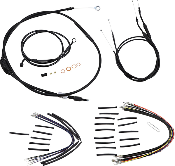 Jail Bar Cable Kit Black, 1, nordicamoto.ro
