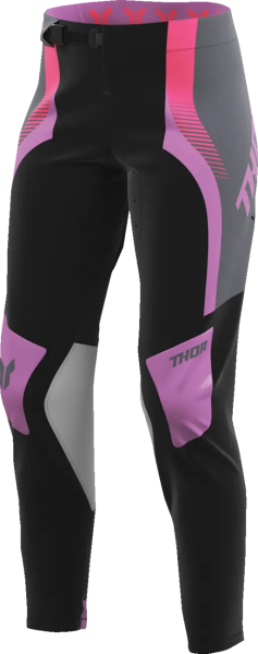 Womens Sportmode Velocity Pants Purple, Black -7