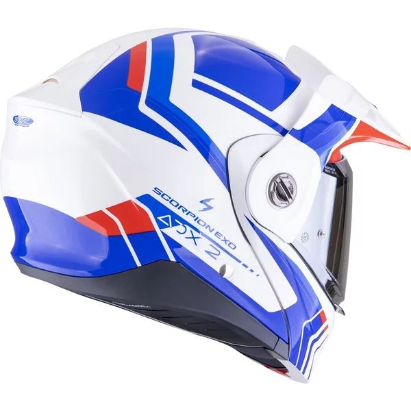 Casca flip-up touring/adventure SCORPION ADX-2 LEWIS M Negru/Rosu, 3, nordicamoto.ro