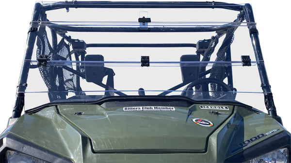 Deluxe Full Folding Windshield Clear -6