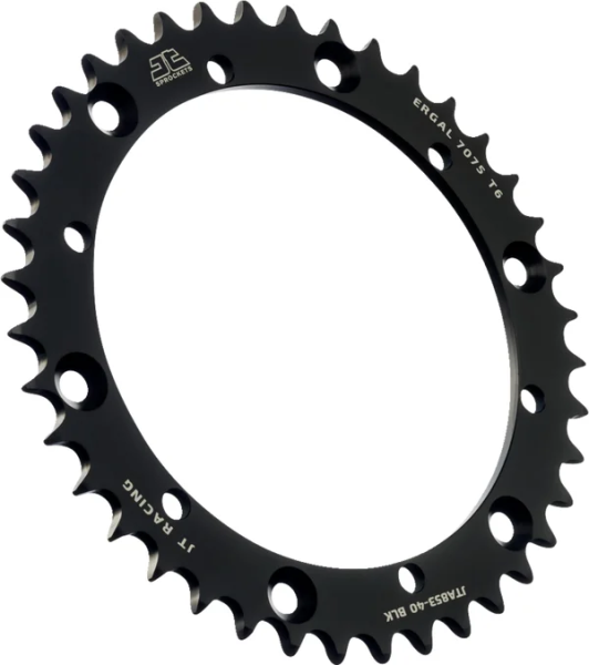 JT SPROCKETS Racelite Aluminum Rear Sprocket Silver, 1, nordicamoto.ro