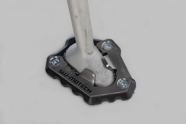 Sidestand Foot Extension Black, Silver -0