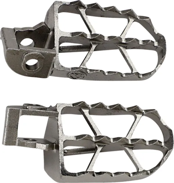 MOOSE RACING Nd Series Footpegs Silver -0