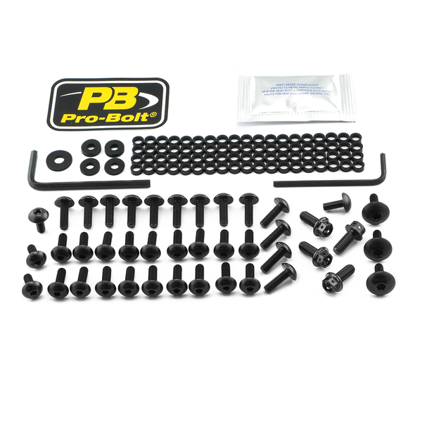 Fairing Bolt Kit For Ducati Black, 1, nordicamoto.ro