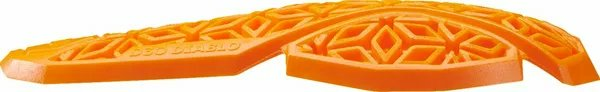 ICON D3o Diablo L1 Compact Knee-elbow Guards Orange -0
