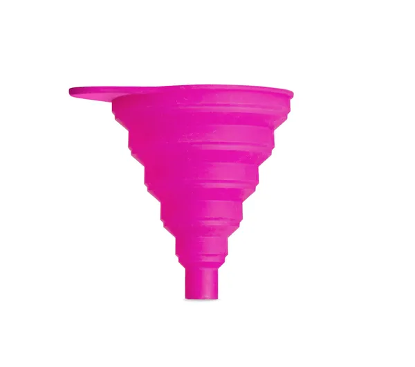 Collapsible Silicone Funnel Pink-1