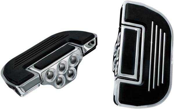Premium And Ribbed Floorboards Black, 1, nordicamoto.ro