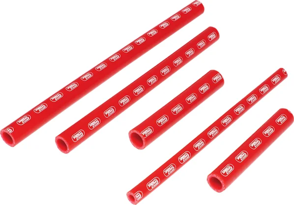 Set de furtunuri pentru radiator, roșu, 1, nordicamoto.ro