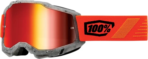 Ochelari 100% Accuri 2 Schrute Red Mirror ONE SIZE, 1, nordicamoto.ro