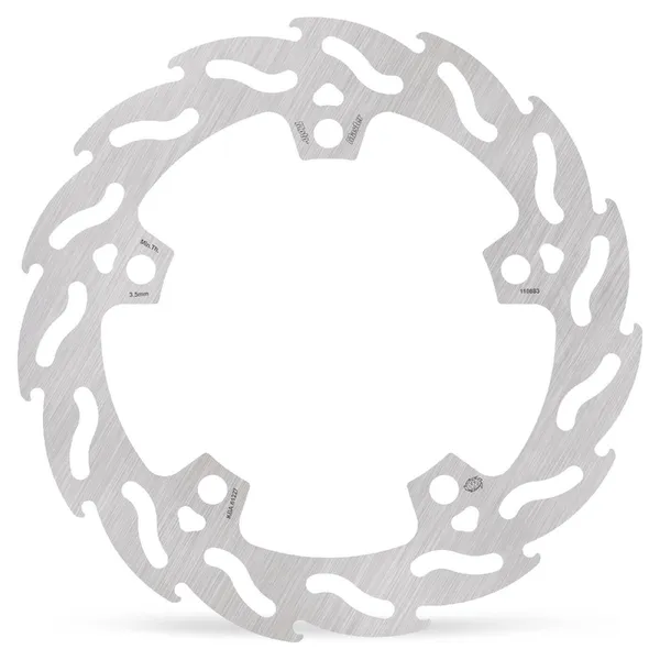 Flame Series Fixed Rotor Silver 