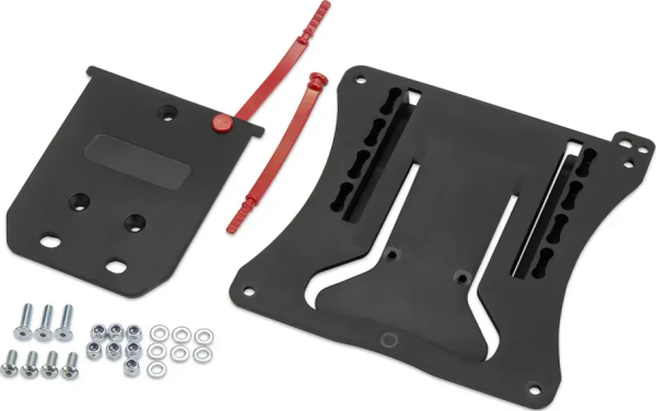 Quick Release License Plate Holder Black, 2, nordicamoto.ro