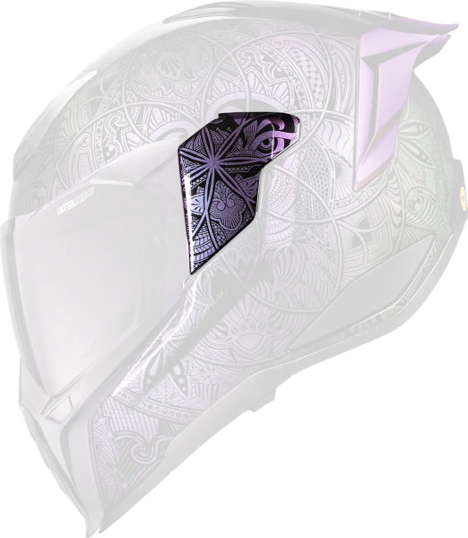 Ultraflite Helmet Side Plates Purple, 1, nordicamoto.ro