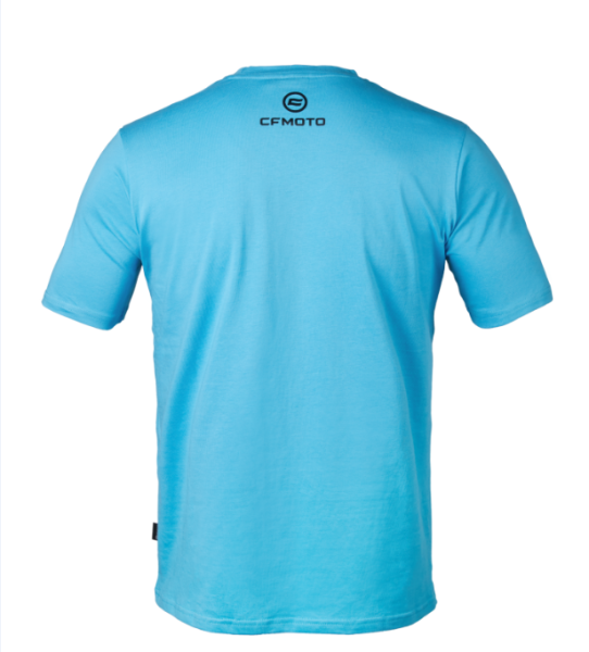 TRICOU CFMOTO LOGO – ALBASTRU / NEGRU, 15, nordicamoto.ro