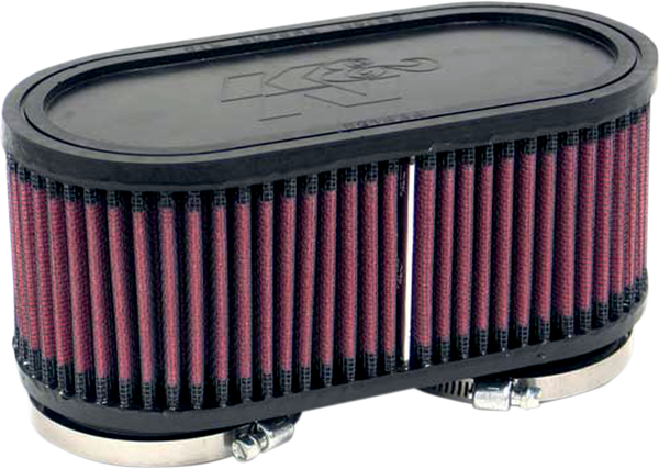 Clamp-on Air Filter Black, Red, 1, nordicamoto.ro