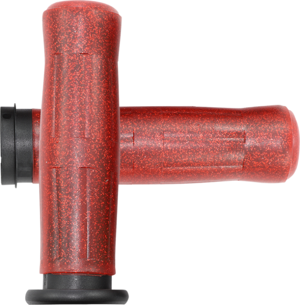 Old School Rubber Grips Red, 1, nordicamoto.ro