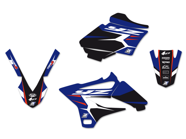 Set grafic Dream 4 – Negru, Albastru, Alb, 2, nordicamoto.ro