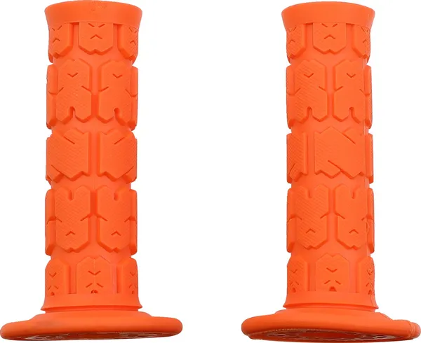 Rogue Mx Single Ply Grips Orange-1