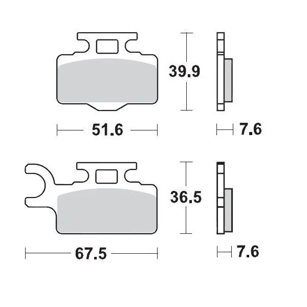 Racing Brake Pads Offroad-0