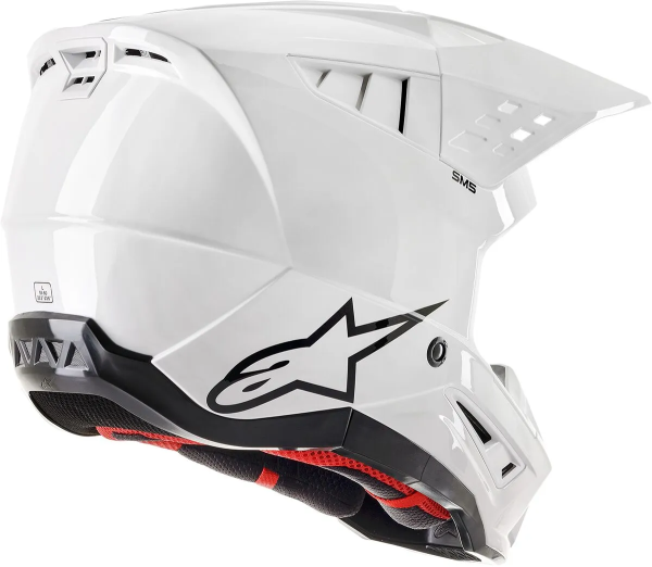Casca Alpinestars Supertech M5 Solid White Glossy-4