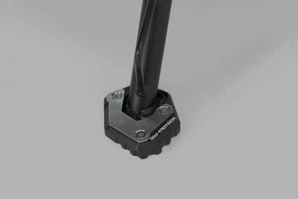 Sidestand Foot Extension Black, Silver -0