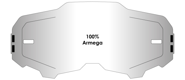 Lentilă AirScreen 100% Armega – fără sistem de blocare, 1, nordicamoto.ro
