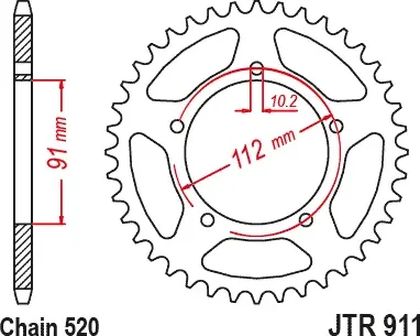Steel Rear Sprocket Natural -0