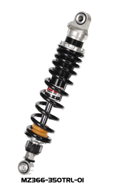 Emulsion Mono Gas Shock Adjustable Length Silver, Black, 2, nordicamoto.ro