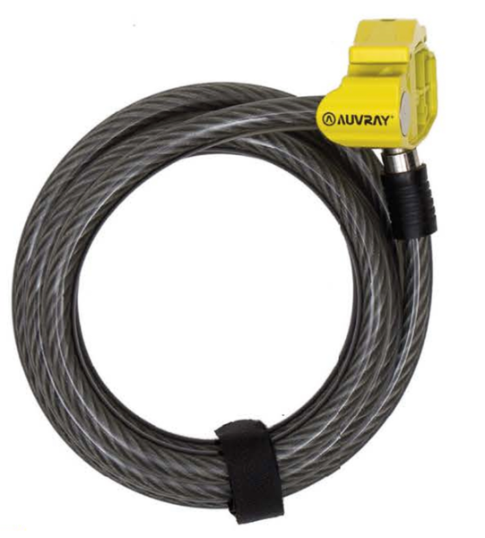 Spiral Lock Black, Yellow, 1, nordicamoto.ro