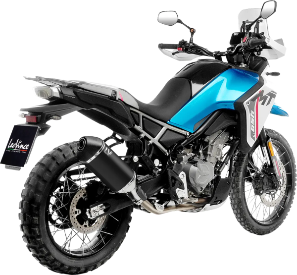 Toba de eșapament LeoVince LV-14 Black Edition Slip-On pentru CFMOTO 450MT, 4, nordicamoto.ro