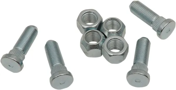MOOSE RACING Wheel Stud-nut Kit Silver 