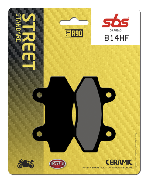 Hf Street Ceramic Organic Brake Pads, 1, nordicamoto.ro