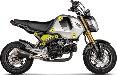 Evacuare Finala Slip-on Akrapovic TI MSX / GROM S-H125SO4-ASZTBL-1