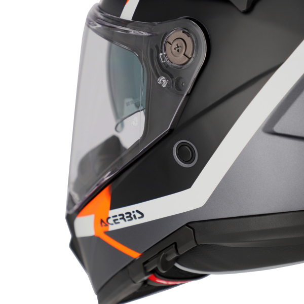 Casca integrala Acerbis Attack Negru/Portocaliu Fluo XXL-8