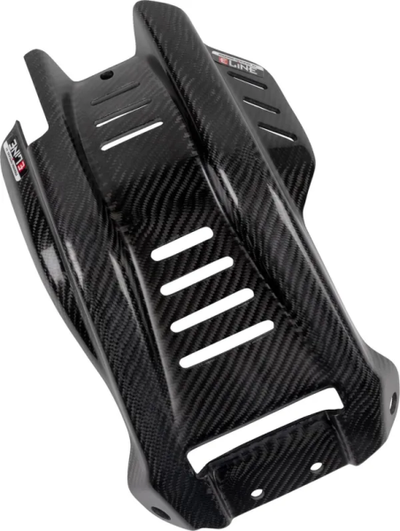MOOSE RACING Carbon Fiber Skid Plate Black -3