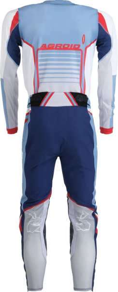 Tricou Moose Racing Agroid Blue/Gray-1